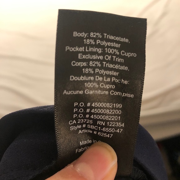 babaton Conan navy pants w/ white stripe - Picture 3 of 4